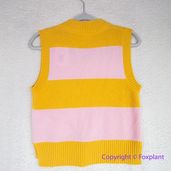 New! Esprit 100% Cashmere V neck sweater vest,‎ size S - Picture 7 of 9